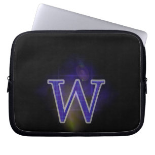 Letter W Laptop Sleeve