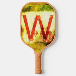 Letter W Pickleball Paddle