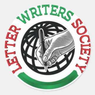 Letter Writers Society Circular Seal Stickers
