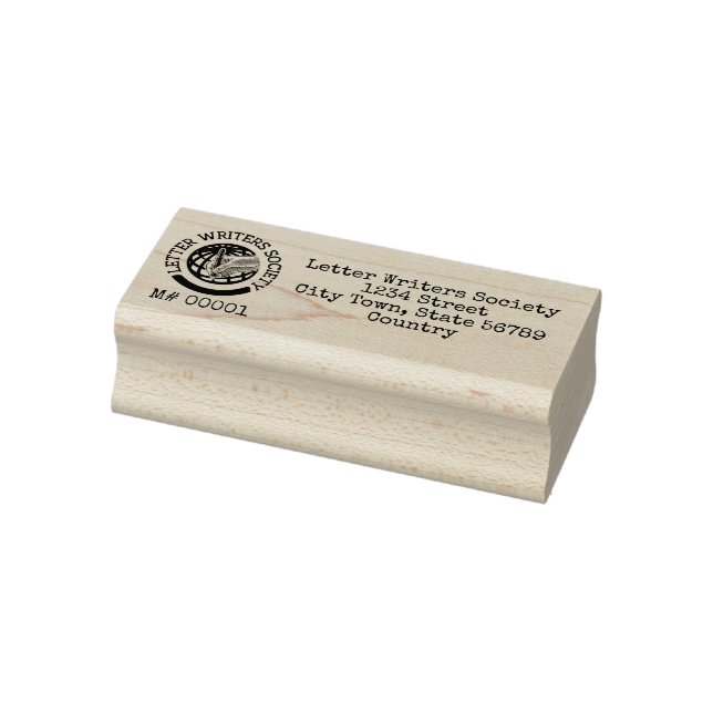 Letter Writers Society Member Return Address Stamp (Stamp)