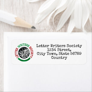 Letter Writers Society Return Address Labels