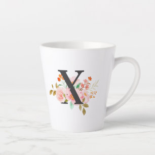 Letter X Latte Mug