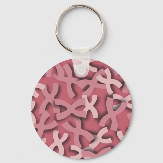 Letter X Pink Keychain (Front)