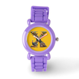 Letter X Thanksgiving turkey style Watch