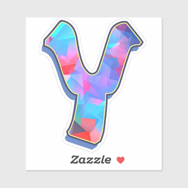 Letter Y_ Graffiti Alphabet Letters (Sheet)