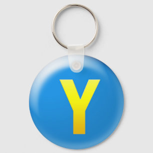 Letter Y Keychain