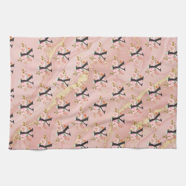 Letter Y Kitchen Towel (Horizontal)