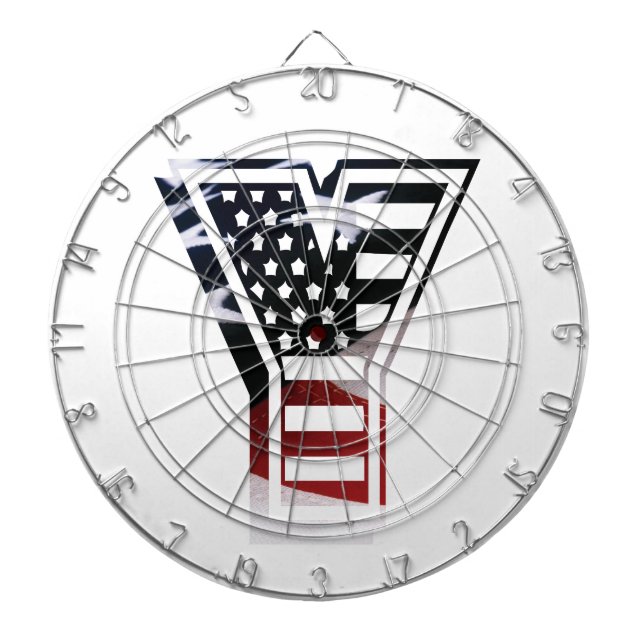 Letter Y Monogram Initial Classic Round Sticker Dartboard (Front)