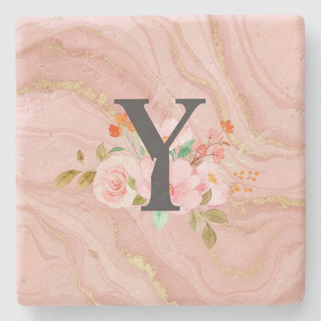 Letter Y Stone Coaster (Front)