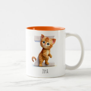 Letter Z Cat Alphabet Coffee Mug