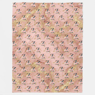 Letter Z Fleece Blanket