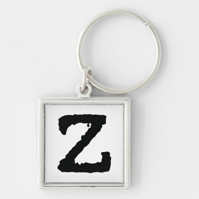 Letter Z Keychain (Front)