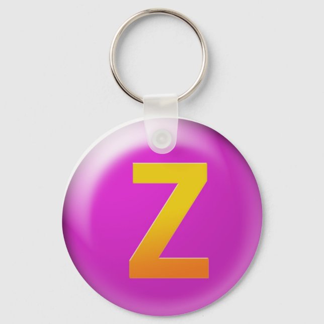 Letter Z Keychain (Front)