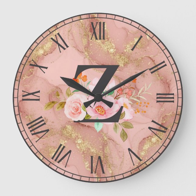 Letter Z Large Clock (Front)
