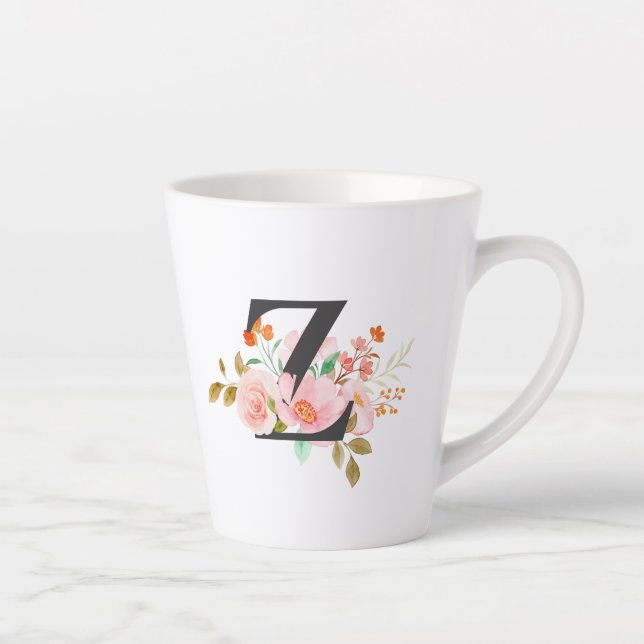 Letter Z Latte Mug (Right)