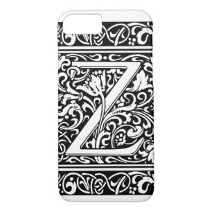 Letter Z Medieval Monogram Art Nouveau Case-Mate iPhone Case