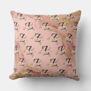 Letter Z Throw Pillow