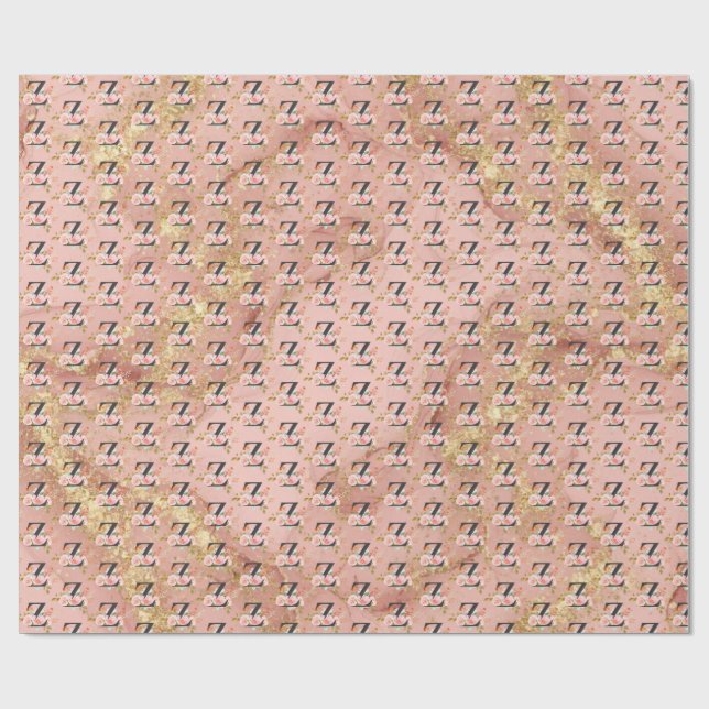 Letter Z Wrapping Paper (Flat)