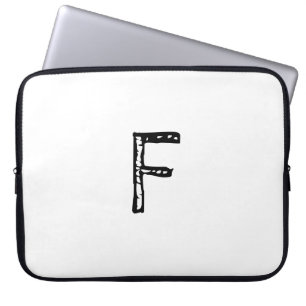 letterf laptop sleeve