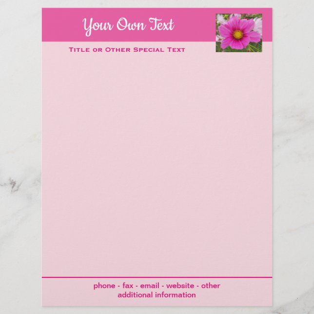 . LETTERHEAD (Front)