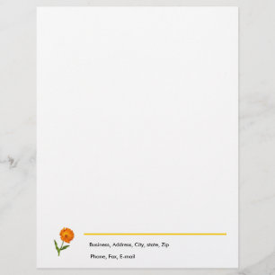 Letterhead - Calendula