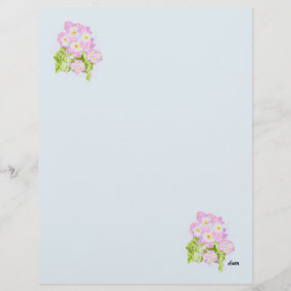 Letterhead : Flower Of Lantana Spanish