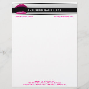 Letterhead For Cosmetologists