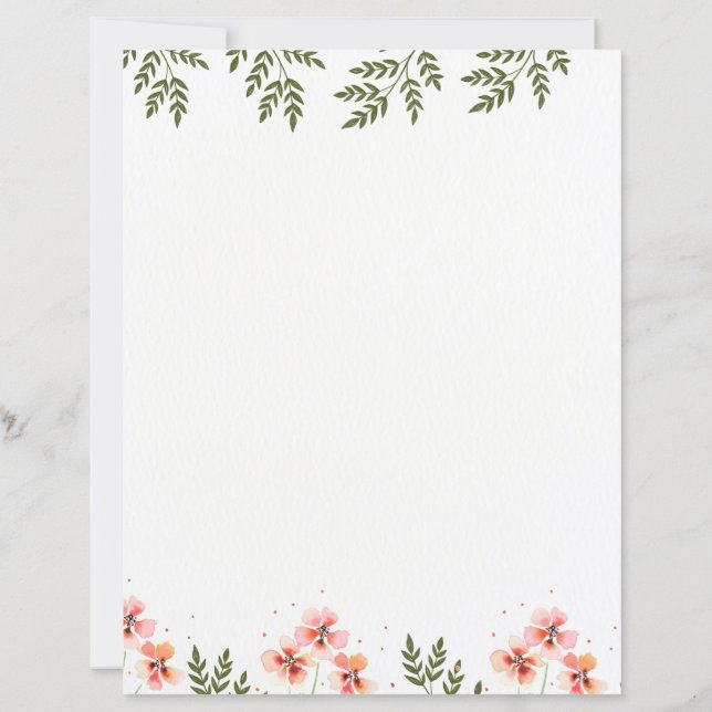 Letterhead for prints (Back)