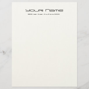 Letterhead Stationery Felt Paper/ Cream Colour