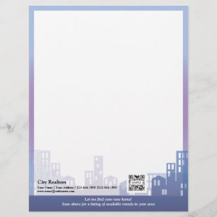 Letterhead Template City Realtors