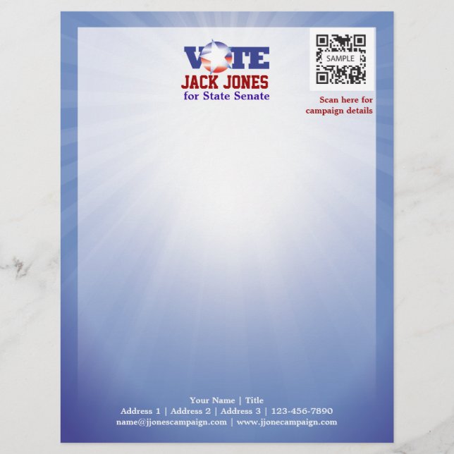 Letterhead Template Vote (Front)