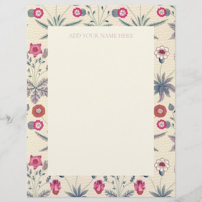 LETTERHEAD : WILLIAM MORRIS : "DAISY" (Front)