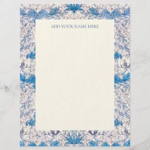 LETTERHEAD : WILLIAM MORRIS : "HONEYSUCKLE"