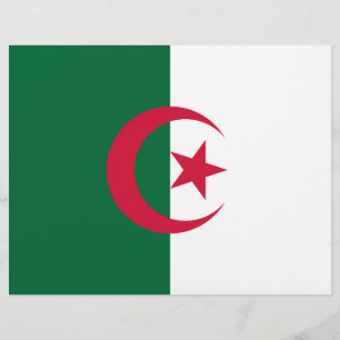 Letterhead with Flag of Algeria
