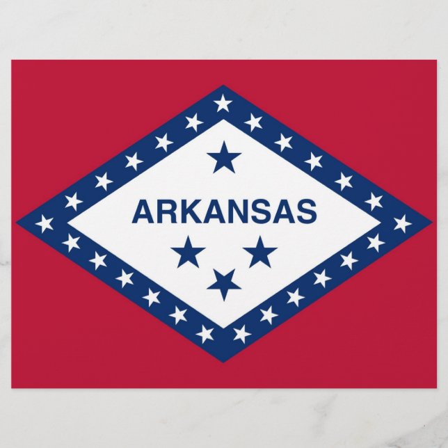 Letterhead with Flag of Arkansas (Front)
