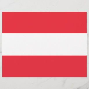 Letterhead with Flag of Austria