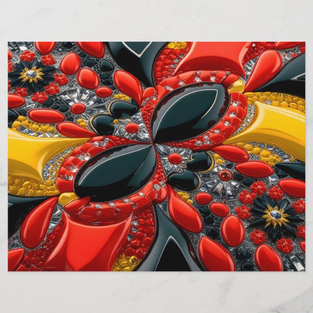 Letterhead with Germany Colours Design (Front)