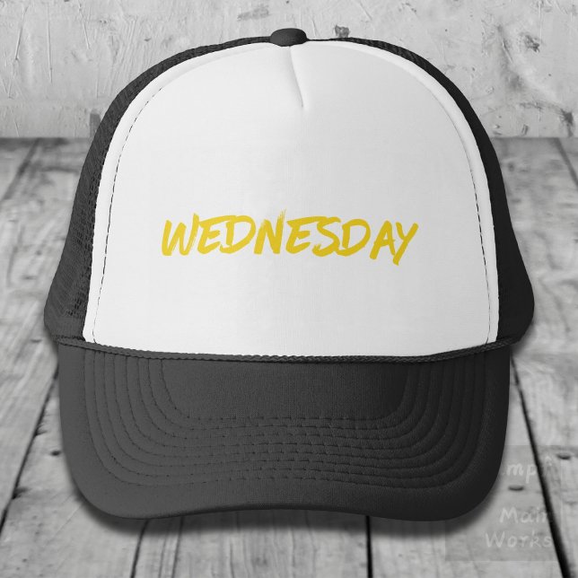 Lettering Design Wednesday in Yellow Trucker Hat (Creator Uploaded)