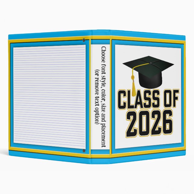 Letterman Class of 2026 Graduation Binder (Background)