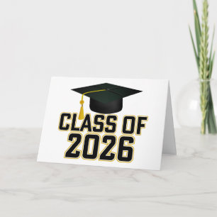 Letterman Class of 2026 Graduation  Card