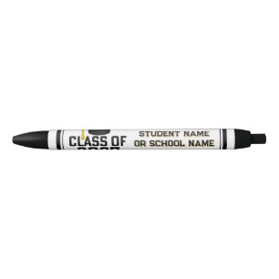 Letterman Class of 2027 Graduation  Black Ink Pen