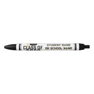 Letterman Class of 2027 Graduation Black Ink Pen