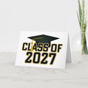 Letterman Class of 2027 Graduation Card