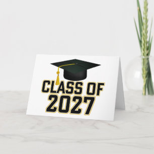 Letterman Class of 2027 Graduation Card