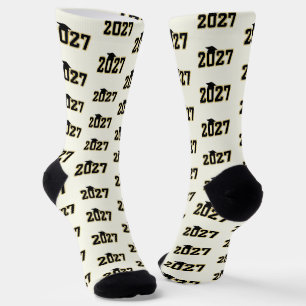 Letterman Class of 2027 Graduation Socks
