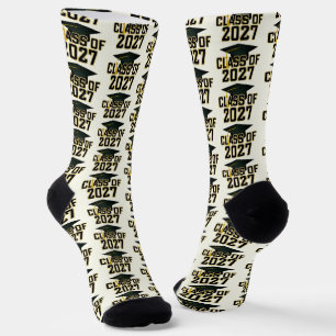 Letterman Class of 2027 Graduation Socks