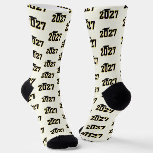 Letterman Class of 2027 Graduation Socks