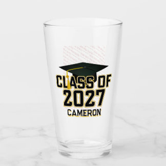 Letterman Class of 2027 Photo Graduation Glass