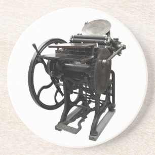 letterpress 1888 coaster