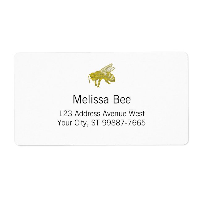 Letterpress Bee (Front)